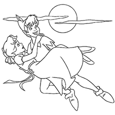 Peter pan coloring pages