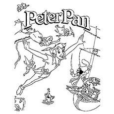 Peter pan coloring pages