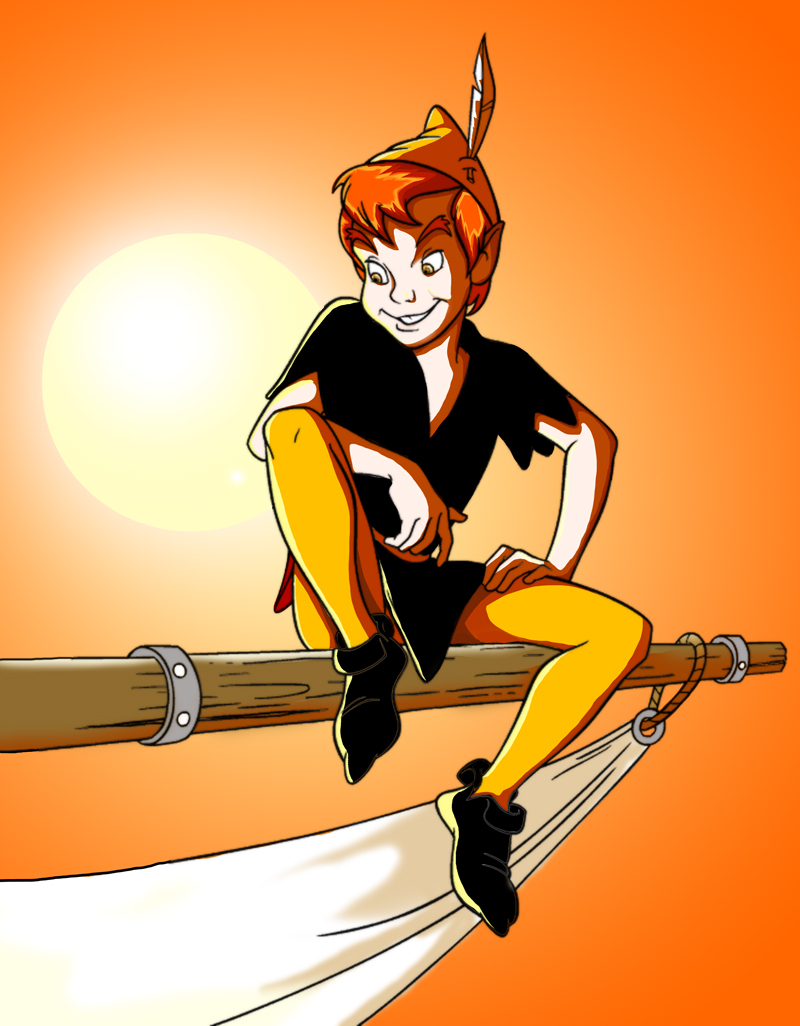 Peter pan coloring page by ratscout on