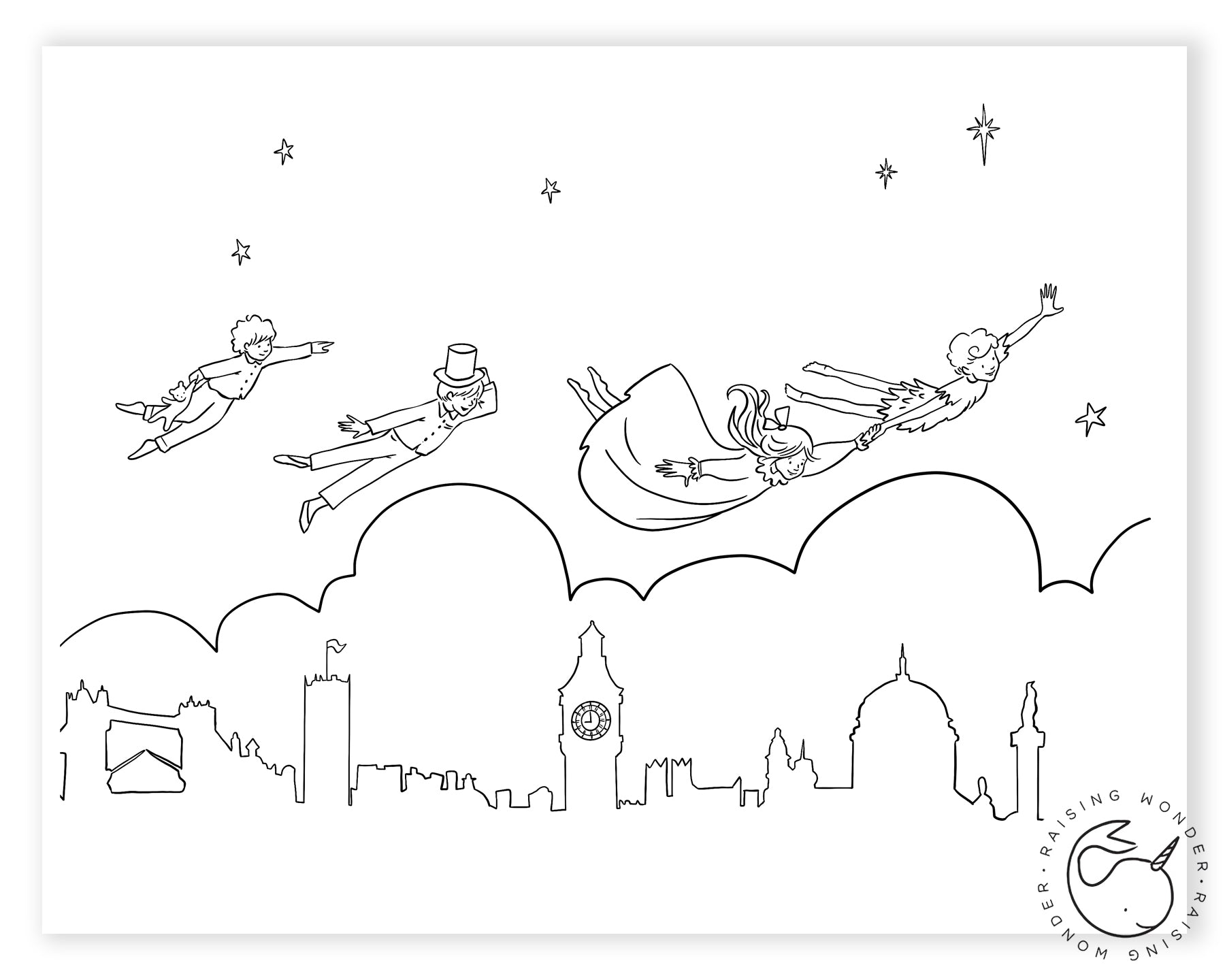 Single coloring page