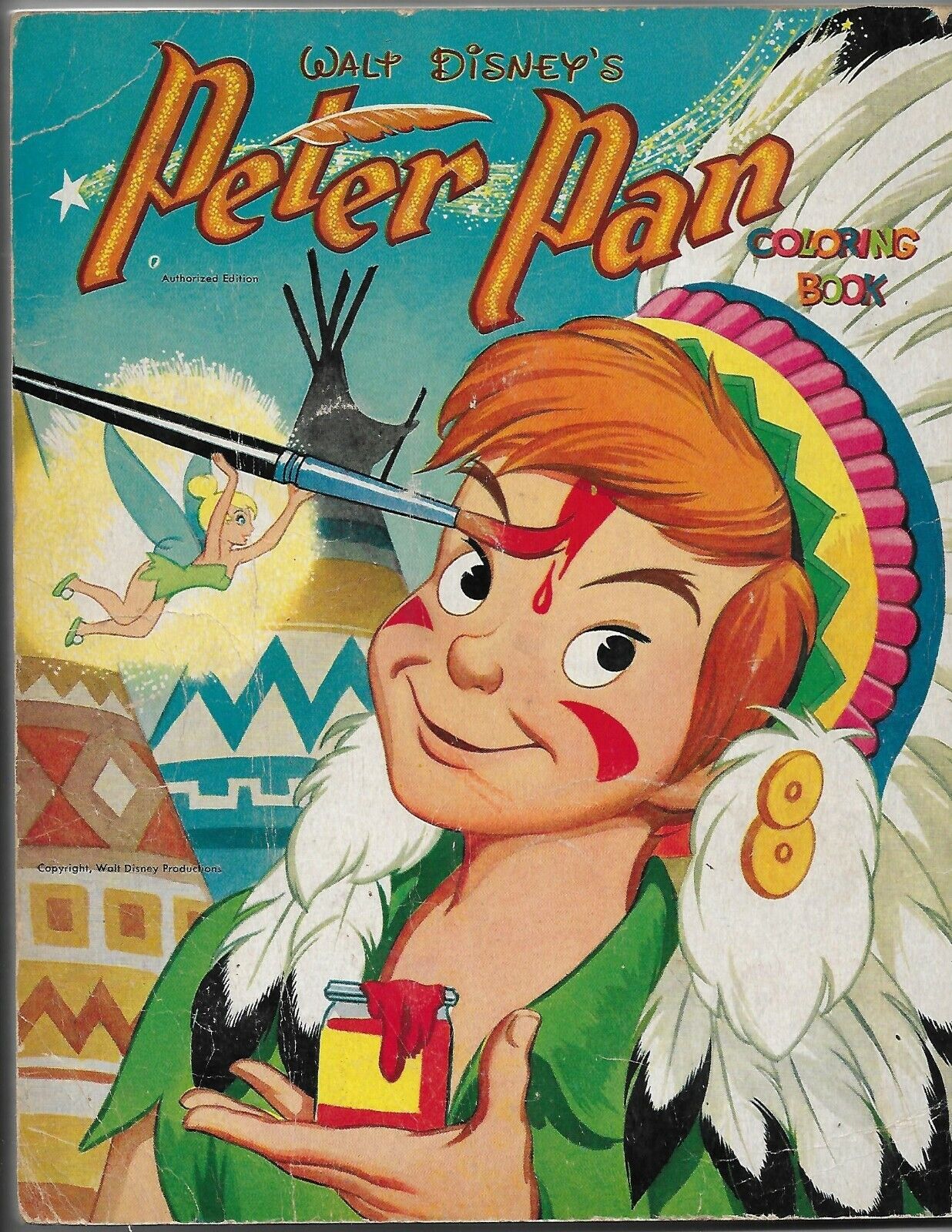 Walt disneys peter pan coloring book from