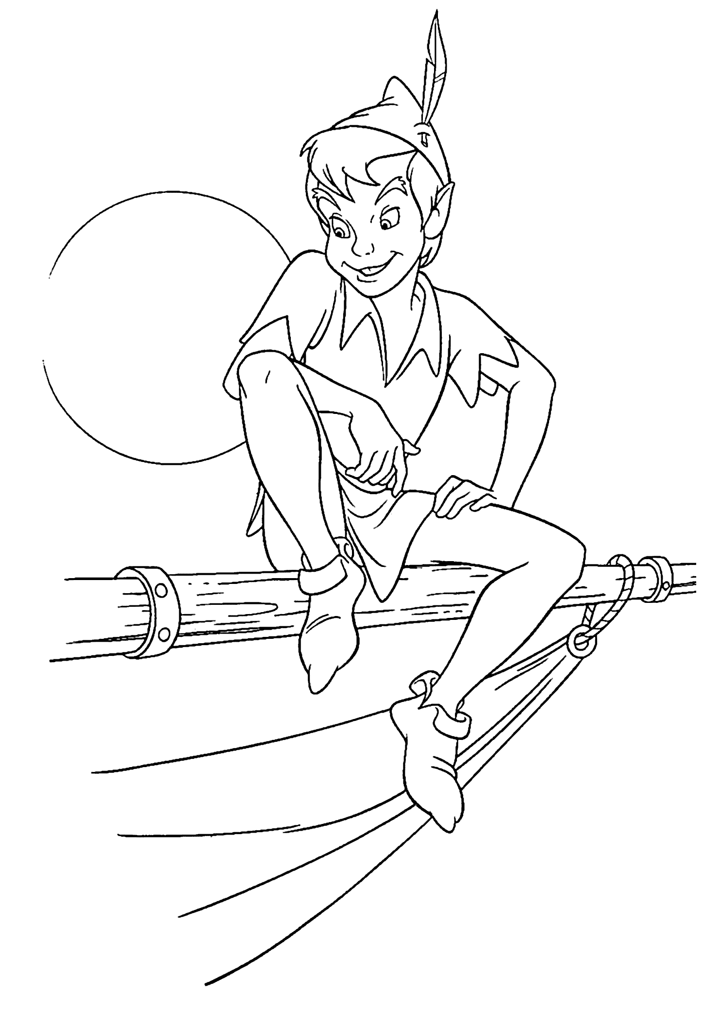 Peter pan coloring pages for kids printable free disney coloring pages peter pan coloring pages tinkerbell coloring pages