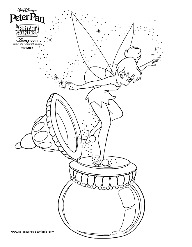 Peter pan coloring pages