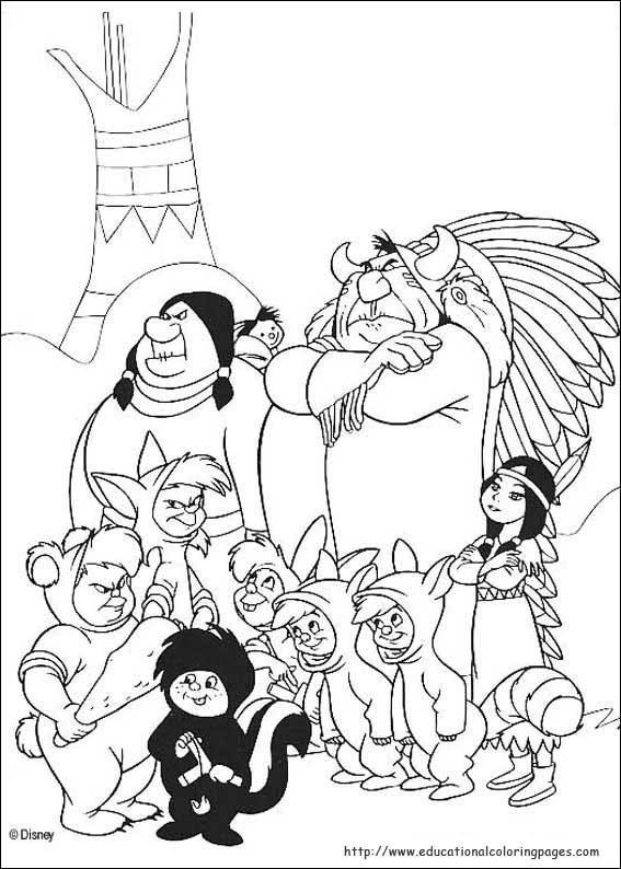 Peter pan coloring pages