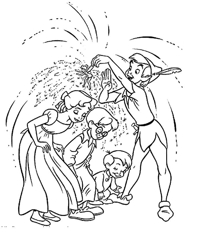 Free printable peterpan coloring pages fullcoloringpages libro de colores dibujo de peter pan dibujos