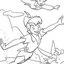 Peter pan coloring pages