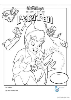 Peter pan glish esl worksheets pdf doc