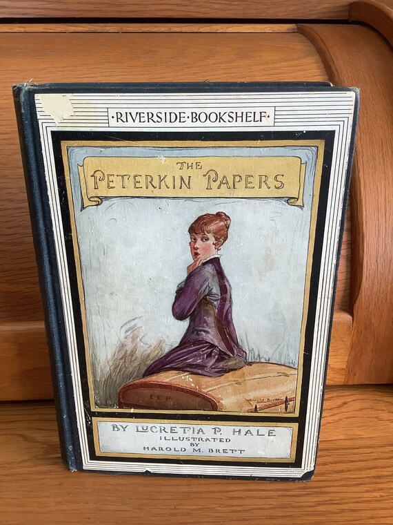 The peterkin papers by lucretia p hale vintage hardcover book edition illustrated by harold brett decorative book novel