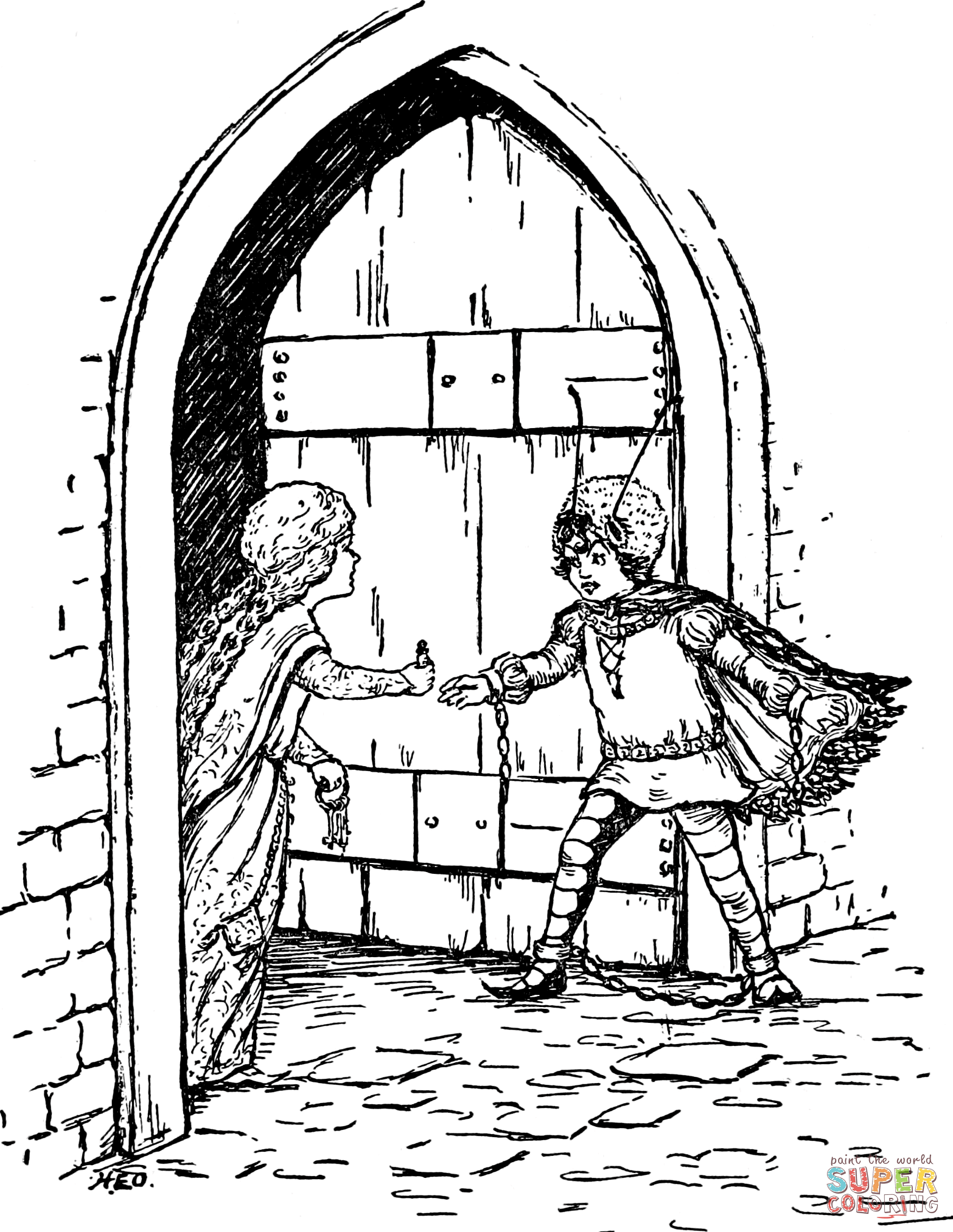 The adventures of peter peterkin coloring page free printable coloring pages
