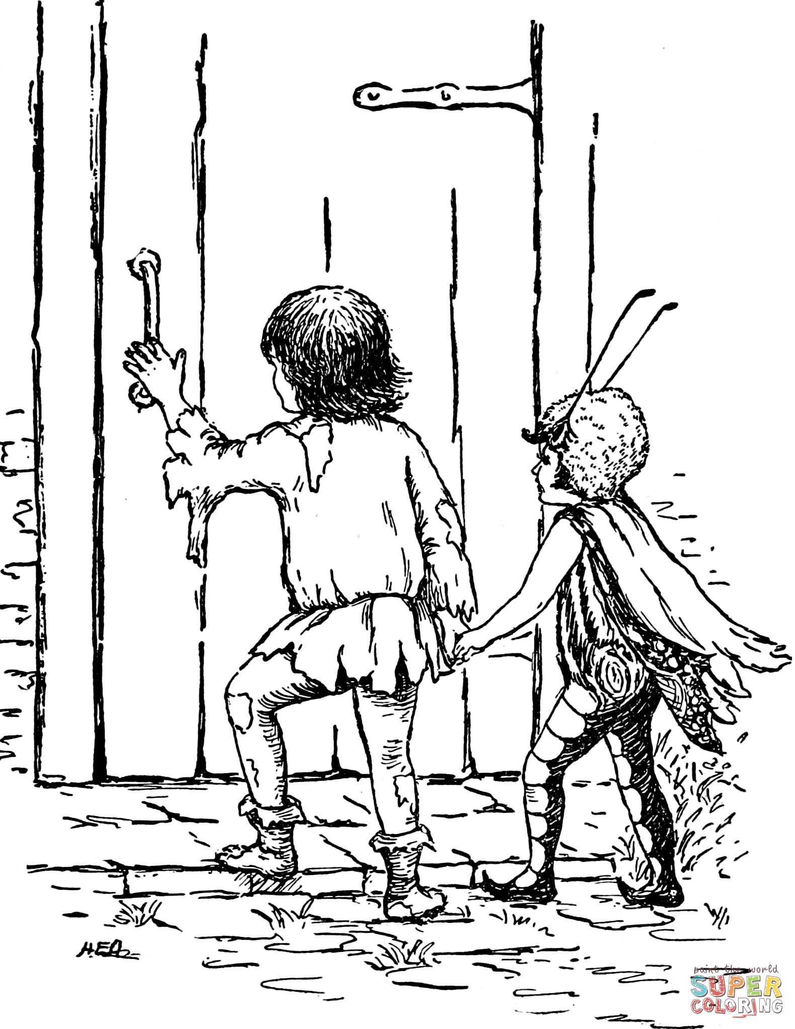 The adventures of peter peterkin coloring page free printable coloring pages