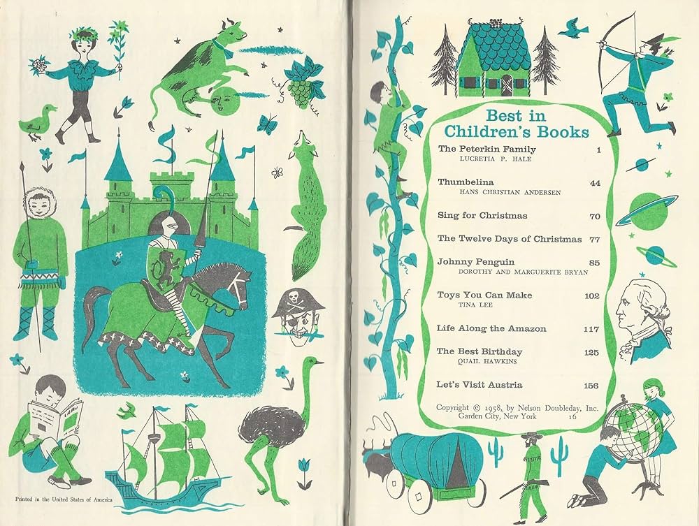 Best in childrens books the peterkin family thumbelina sing for christmas the twelve days of christmas johnny penquin toys you n make life along the the best birthday lets visit austria