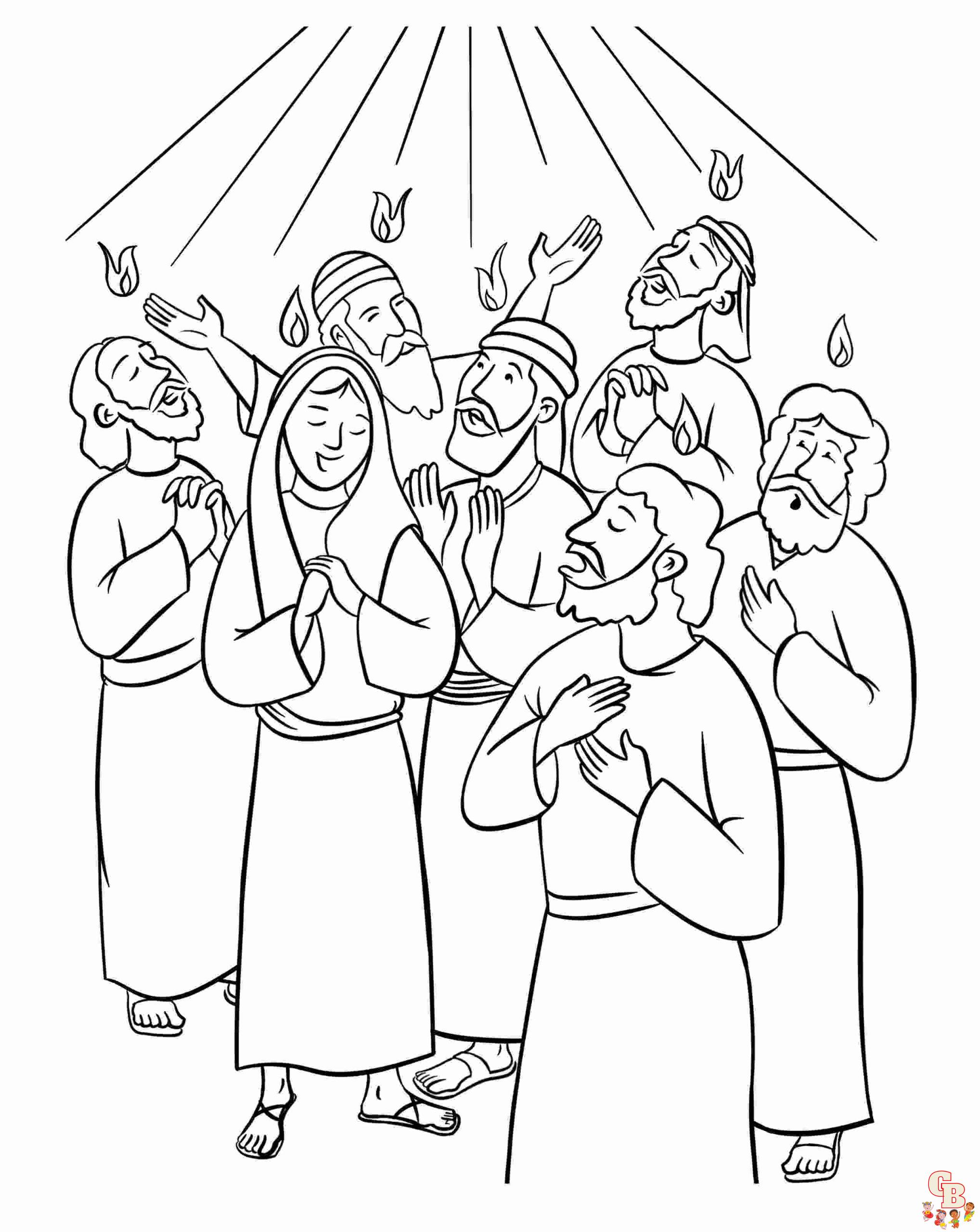 Printable peter preached about jesus coloring pages free
