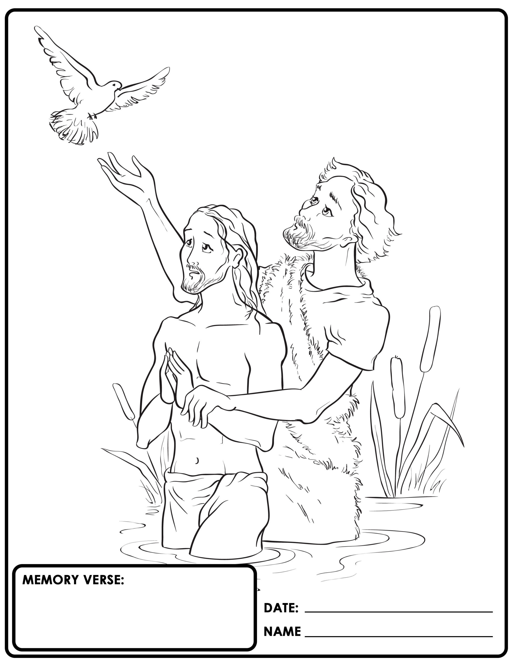 Childrens church bible coloring sheets
