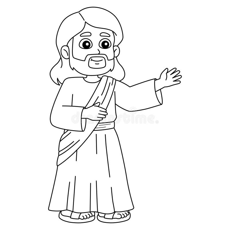 Jesus kids stock illustrations â jesus kids stock illustrations vectors clipart