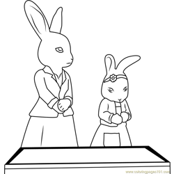 Peter rabbit coloring pages for kids printable free download