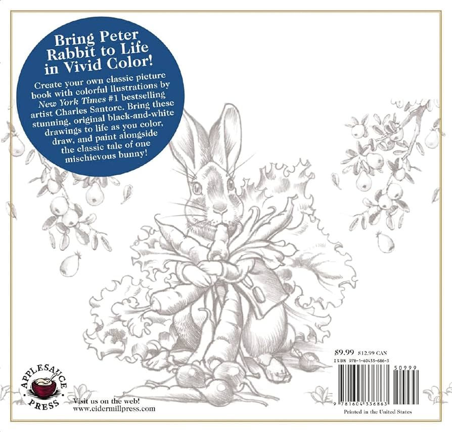 Peter rabbit loring book the classic edition loring book potter beatrix books