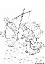 Peter rabbit coloring pages on coloring