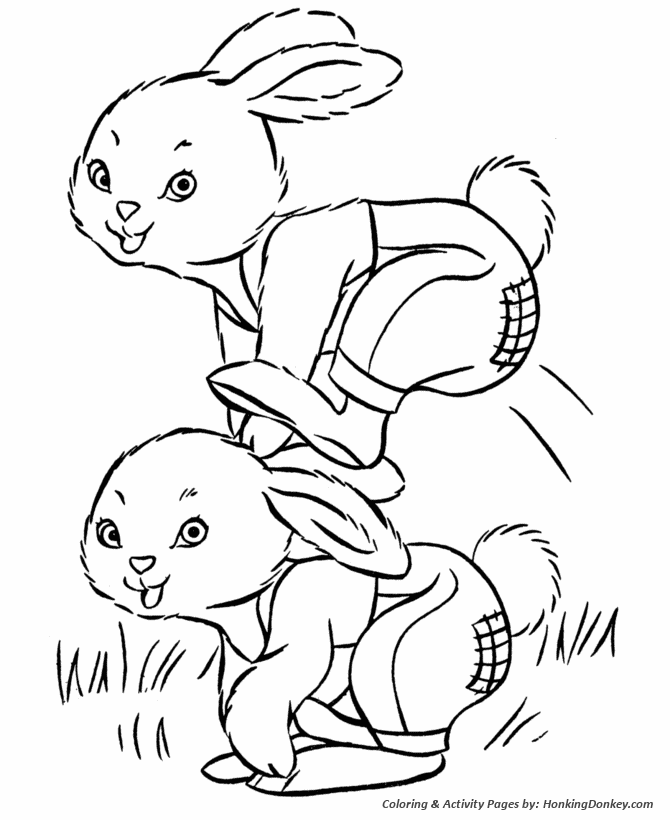 Peter cottontail coloring pages