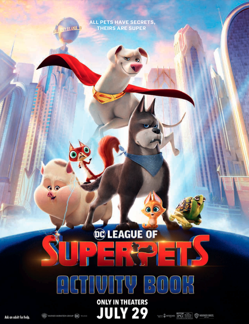 Dc league of super pets coloring pages story