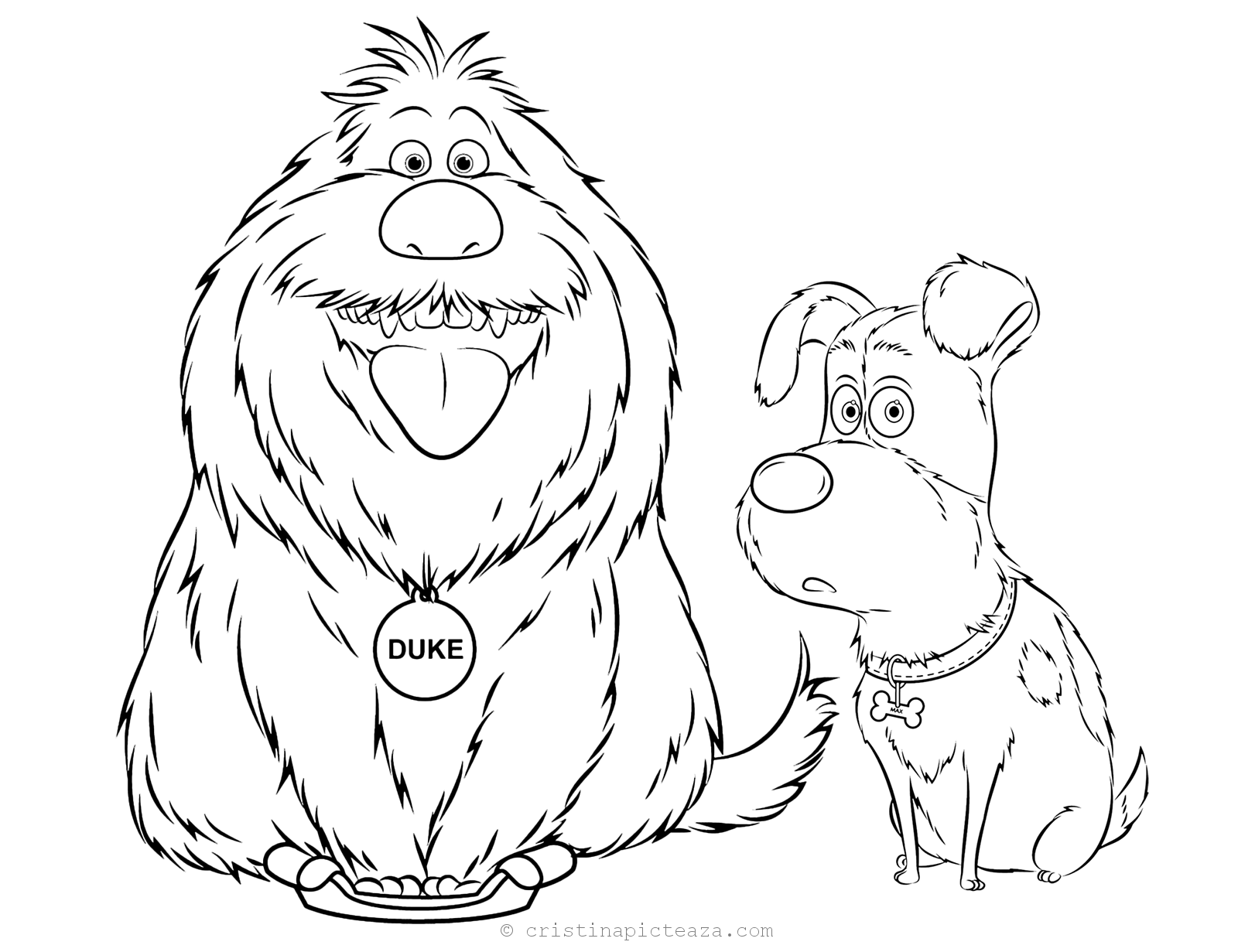 Secret life of pets coloring pages â cristina is painting