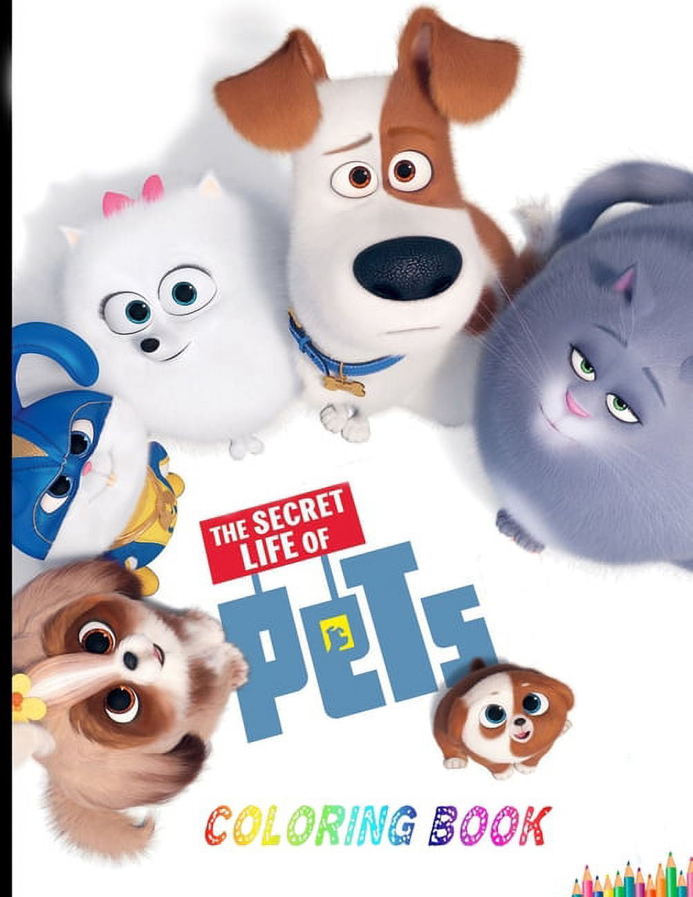 The secret life of pets coloring book over pages of high quality the secret life of pets colouring designs for kids and adults