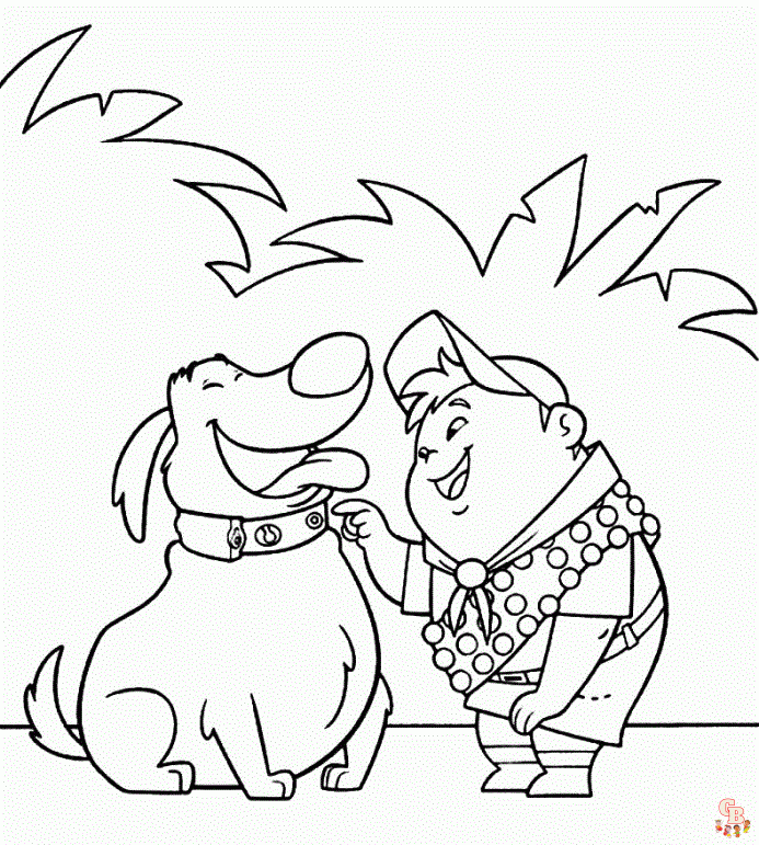 Printable up coloring pages free for kids and adults