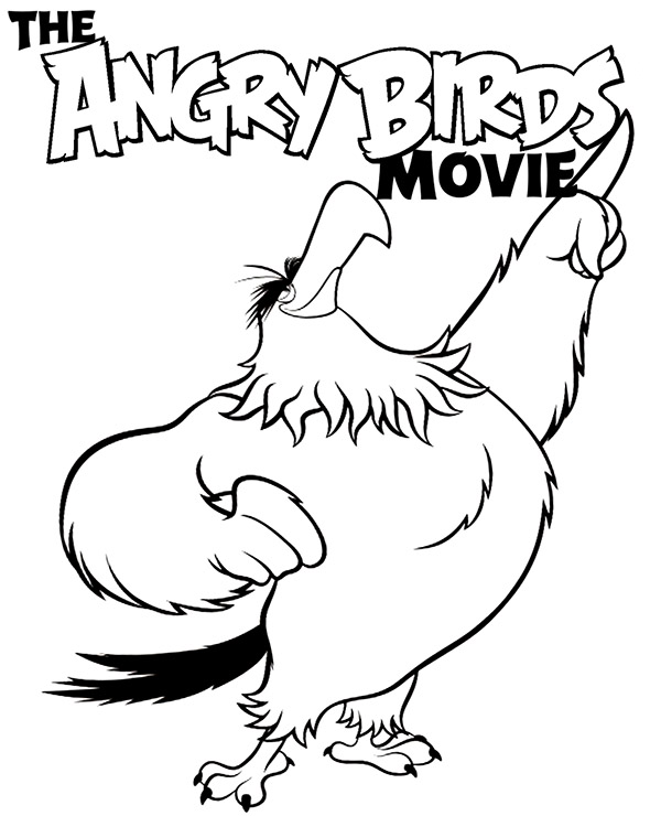 Top angry birds coloring pages