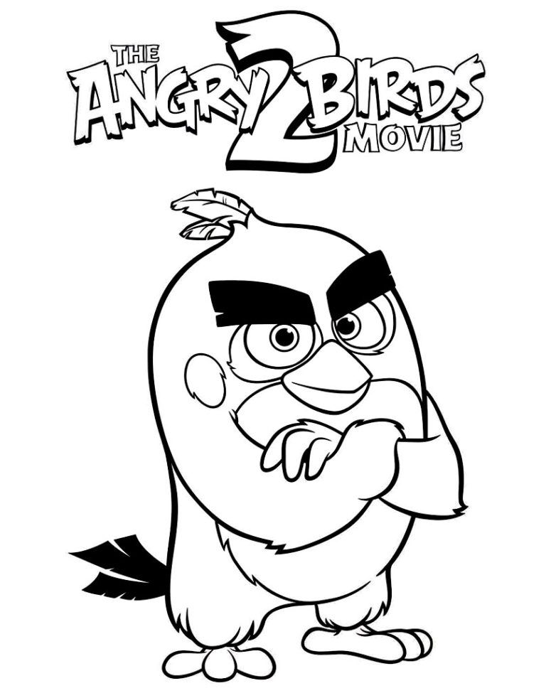 Kolorowanki angry birds dla dzieci do druku the birds movie bird outline angry birds movie