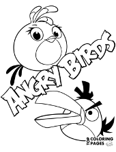 Top angry birds coloring pages