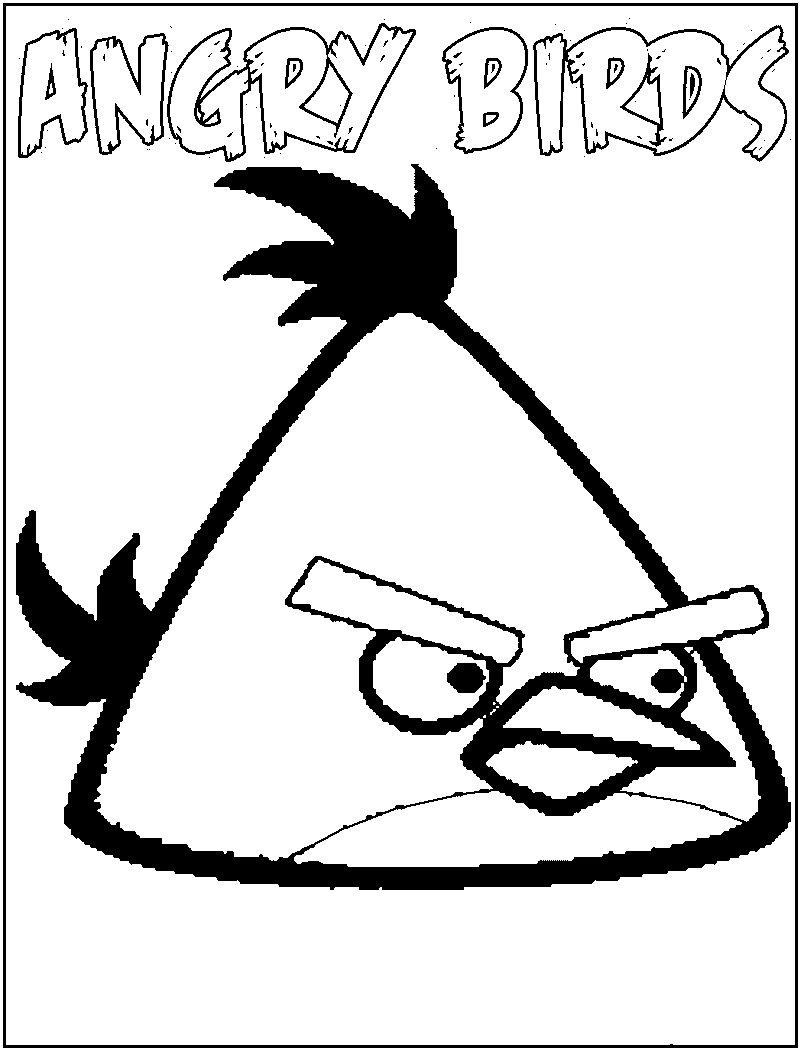 Free printable angry bird coloring pages for kids