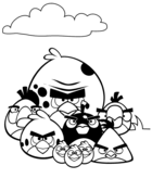 Angry birds coloring pages free coloring pages