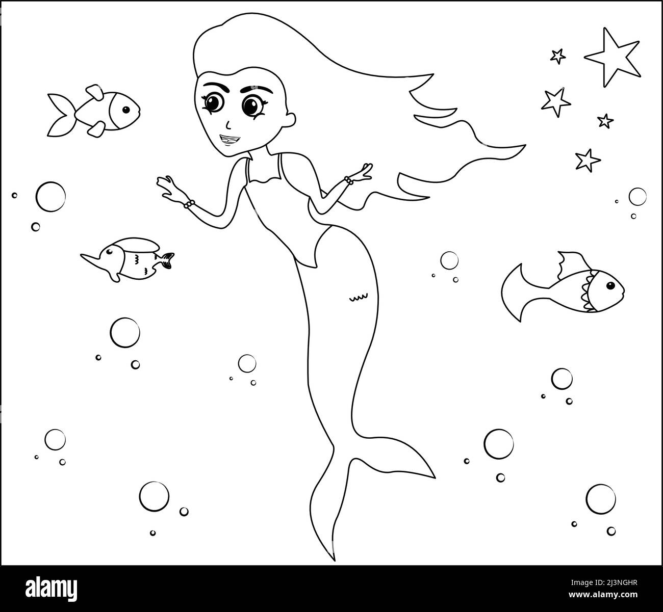 Pãgina para colorear sirena nião fotografãas e imãgen de alta roluciãn