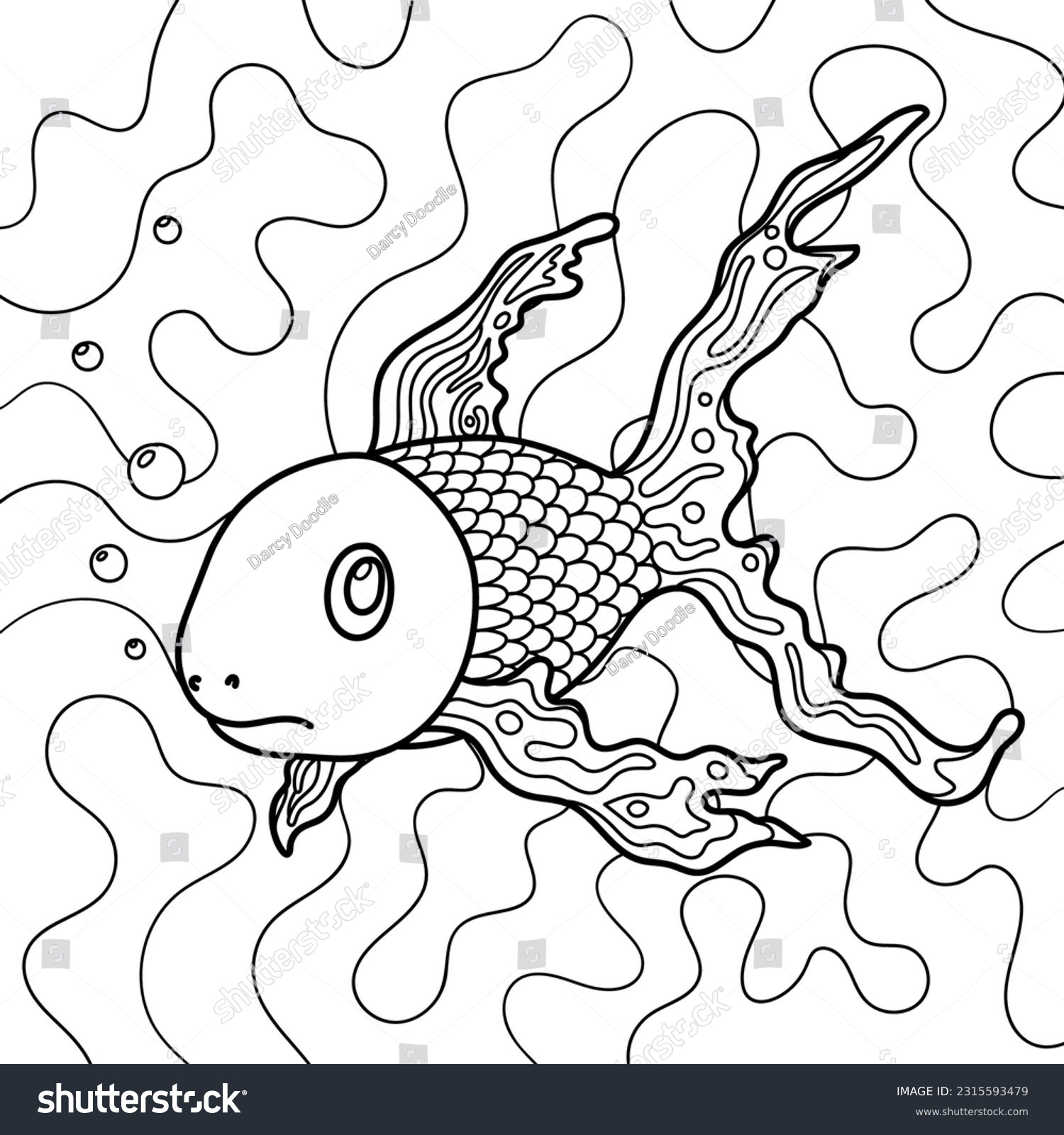 Purple yellow fish mãs de ilustraciones y dibujos de stock con licencia libres de regalãas
