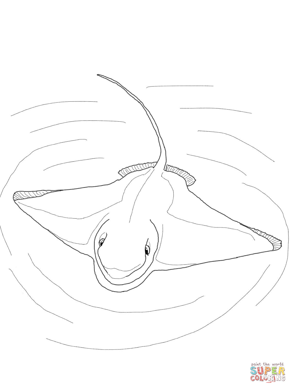 Dibujo de raya murciãlago para colorear dibujos para colorear imprimir gratis