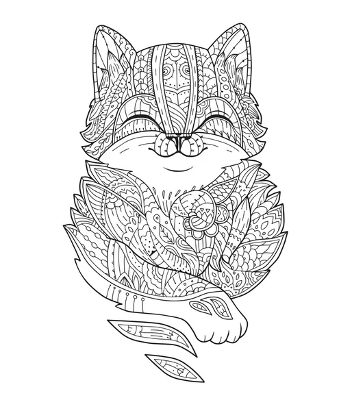 Adult coloring book imãgenes de stock de arte vectorial