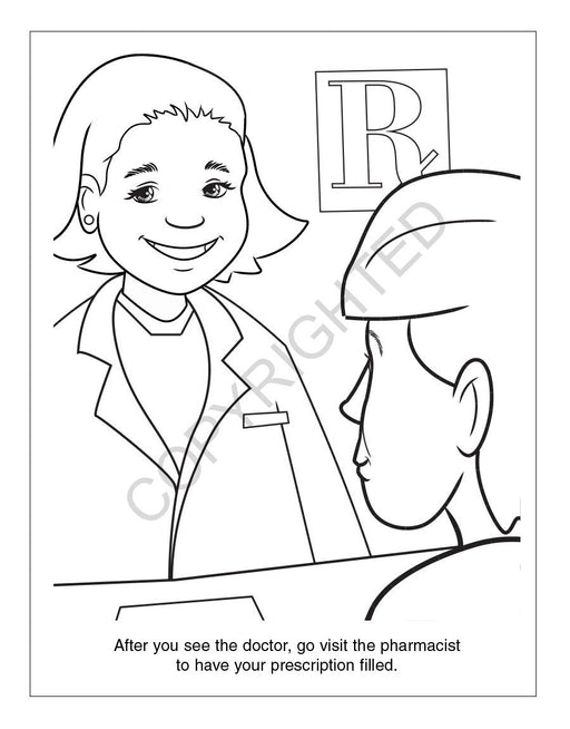 A trip to the pharmacy kids coloring activity books in bulk â zoco products