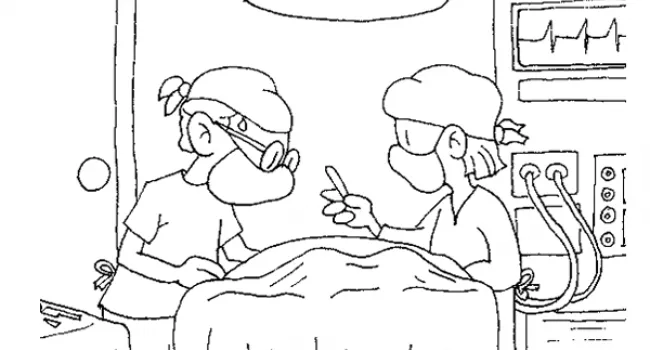 Document asset pharmacist coloring page kids work