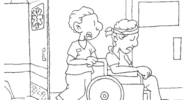Document asset pharmacist coloring page kids work