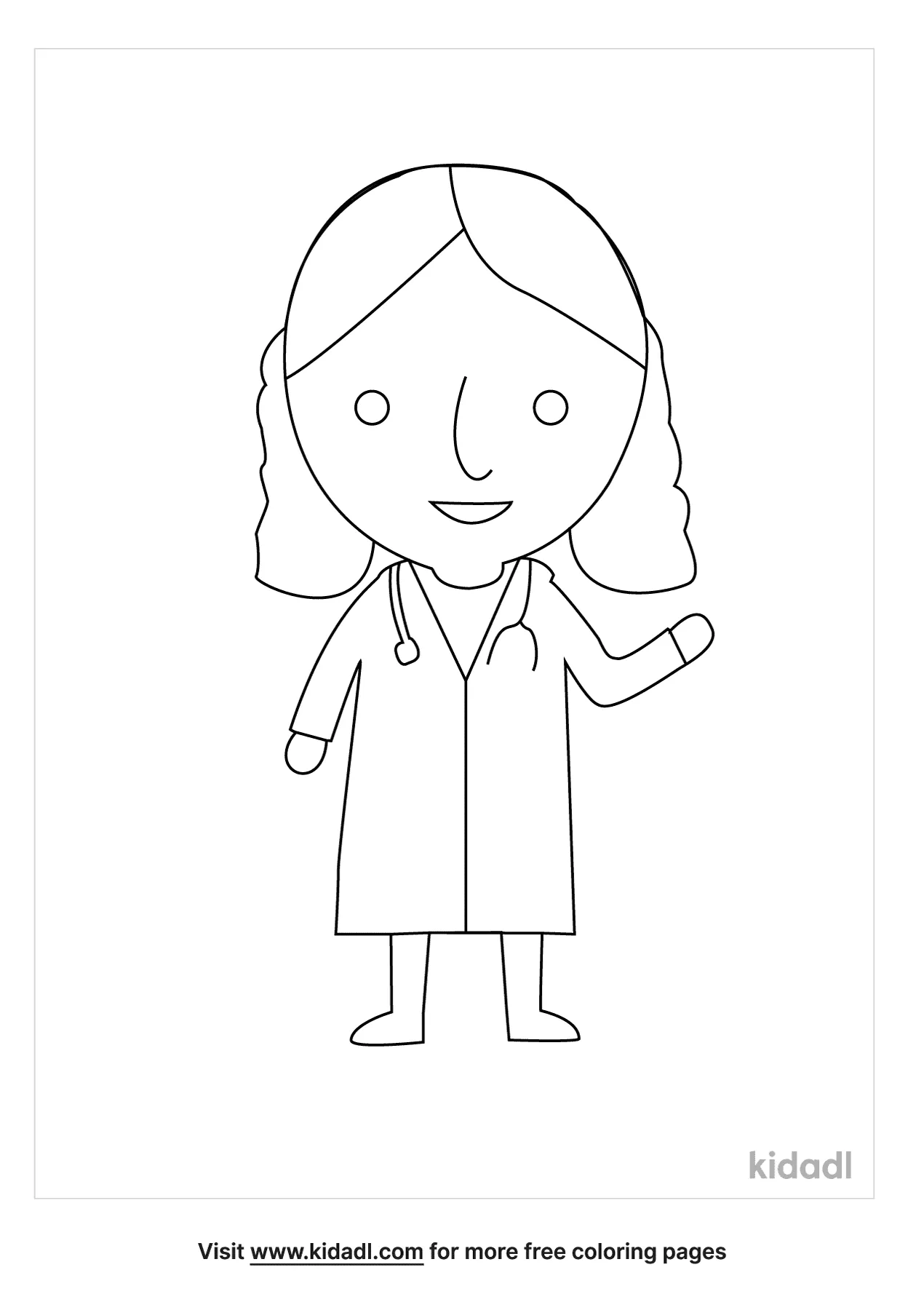 Free pharmacist kids coloring page coloring page printables