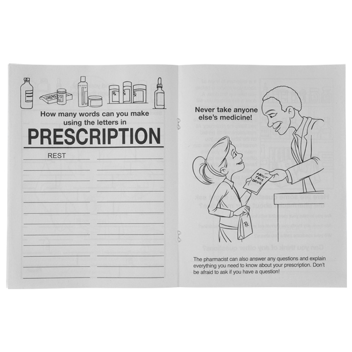 A visit to the pharmacy coloring book