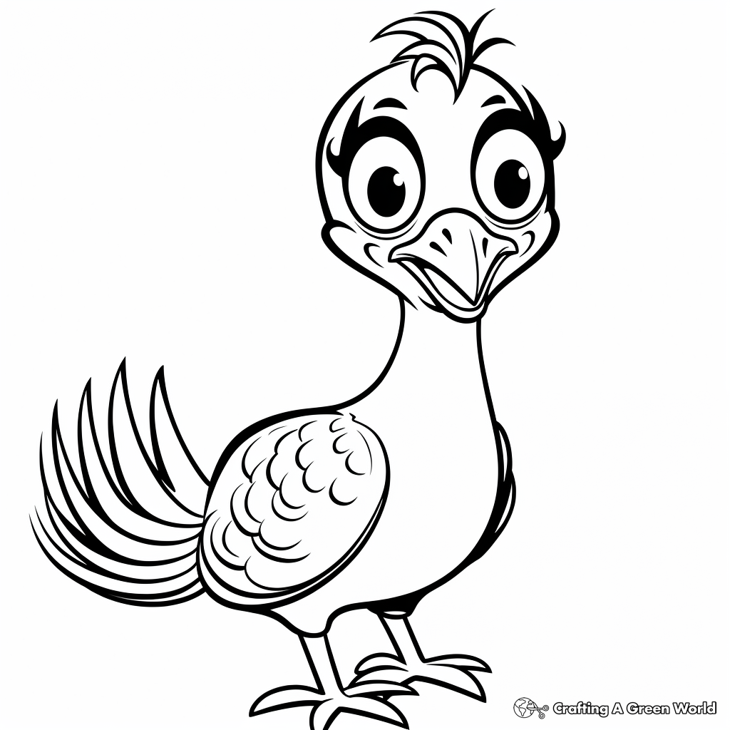 Pheasant coloring pages