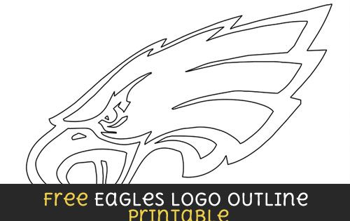 Free large philadelphia eagles logo outline logo outline philadelphia eagles logo eagles