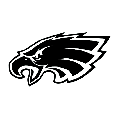 Eagles black and white logo eagles philadelphia eagles logo vinyl decals