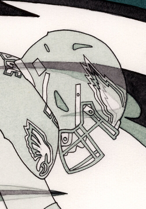 Eagles logo series â artwork by alvin fall