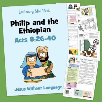 Philip and the ethiopian kidmin lesson bible crafts