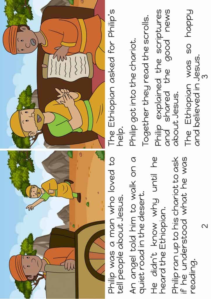 Childrens church october philip and the ethiopian â st peters by