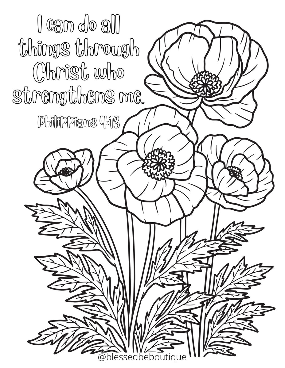 I can do all things through christ â blessed be boutique
