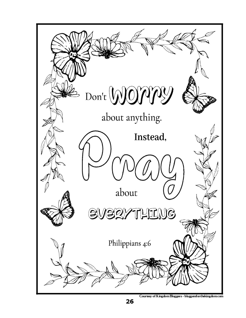 Christian adult coloring book â nursing home ministry resources
