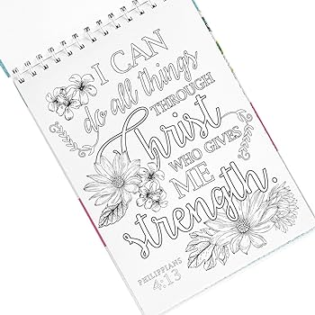 The word in color wirebound coloring book