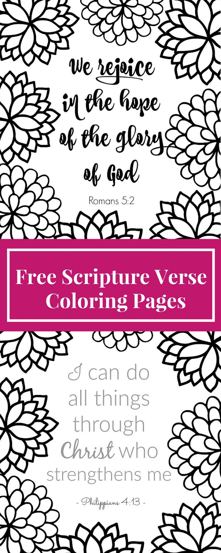 Free printable scripture verse coloring pages